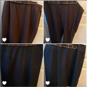 4-PIECE JONES NEW YORK WORK BOTTOM SET BROWN BLACK SIZE 14/16